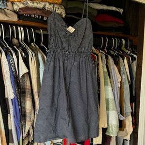 J. Crew Navy/White Dress